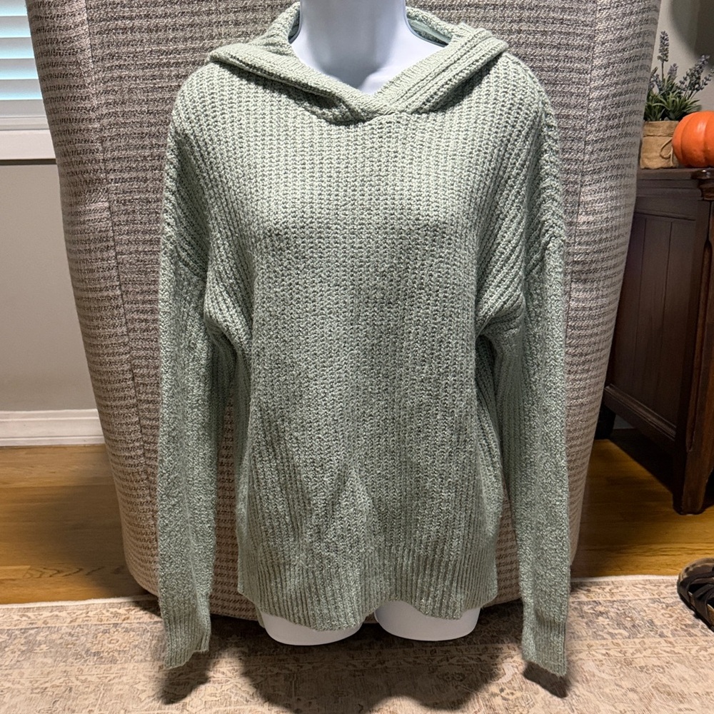 Rachel Zoe Sage Green hoodie Sweater